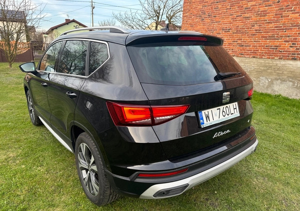 Seat Ateca cena 73900 przebieg: 18000, rok produkcji 2021 z Radomsko małe 154